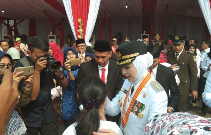 Mendapat apresiasi dari Ibu Airin Rachmy Diani