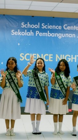 Duta Sains SD bertugas sebagai fasilitator