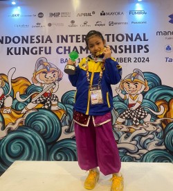 Aubrey, Juara Kungfu Internasional