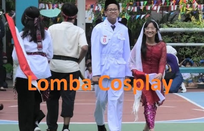 Lomba Cosplay Pahlawan di Sekolah Pembangunan Jaya