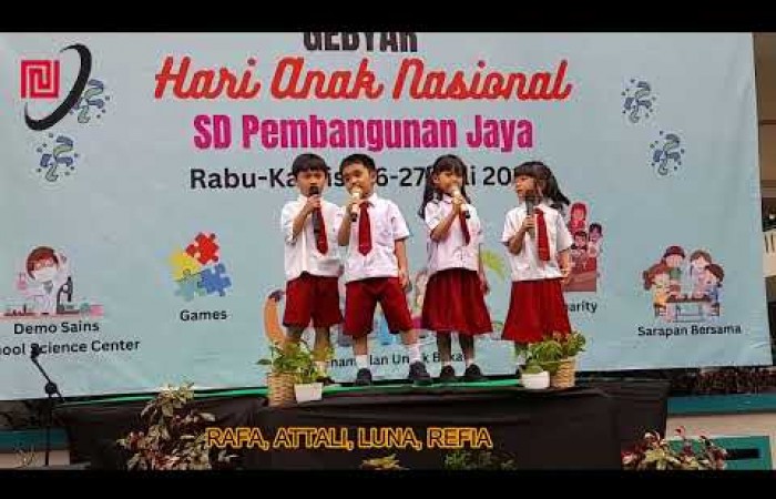 Unjuk Bakat Siswa SD Pembangunan Jaya