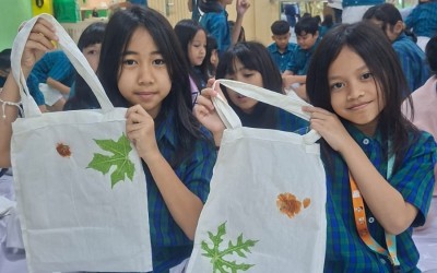 #nivo41m370Desc36 Berkreasi dalam Workshop Ecoprint